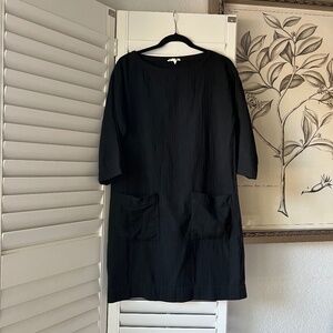 Eileen Fisher Tunic Dress Black Size XS